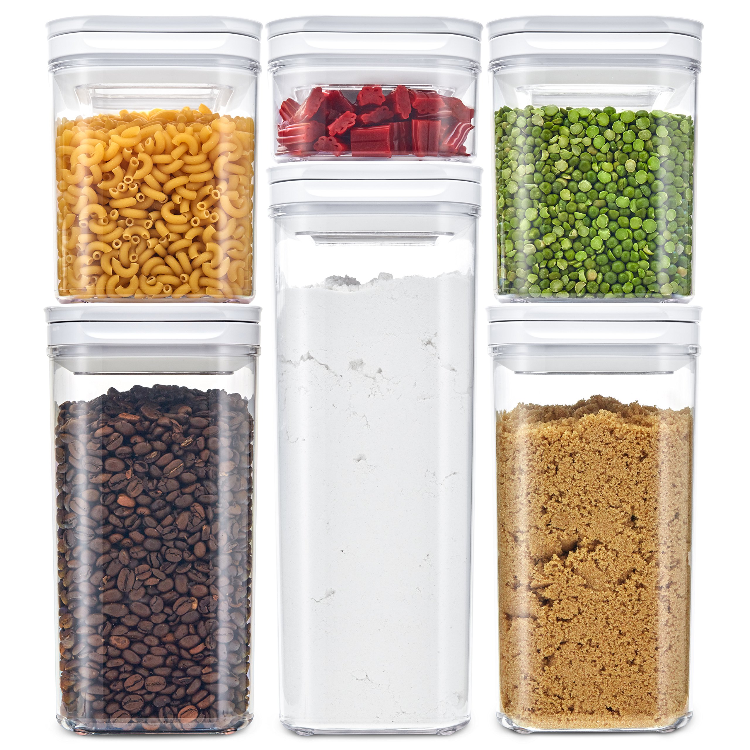 DuraHome FLiPLOCK Airtight Food Storage Containers 6 Piece ...