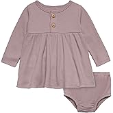 Modern Moments by Gerber baby-girls Mini Waffle Dress With Diaper Cover Set