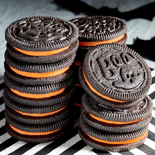 OREO ORANGE CREME CHOCOLATE SANDWICH COOKIES, LIMITED EDITION, HALLOWEEN COOKIES, 18.71 OZ