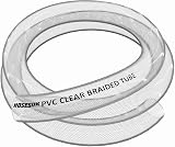 AP Automotive 25mm Clear PVC Braided Hose 3m Air Water Oil Food Flexible Tube view 8