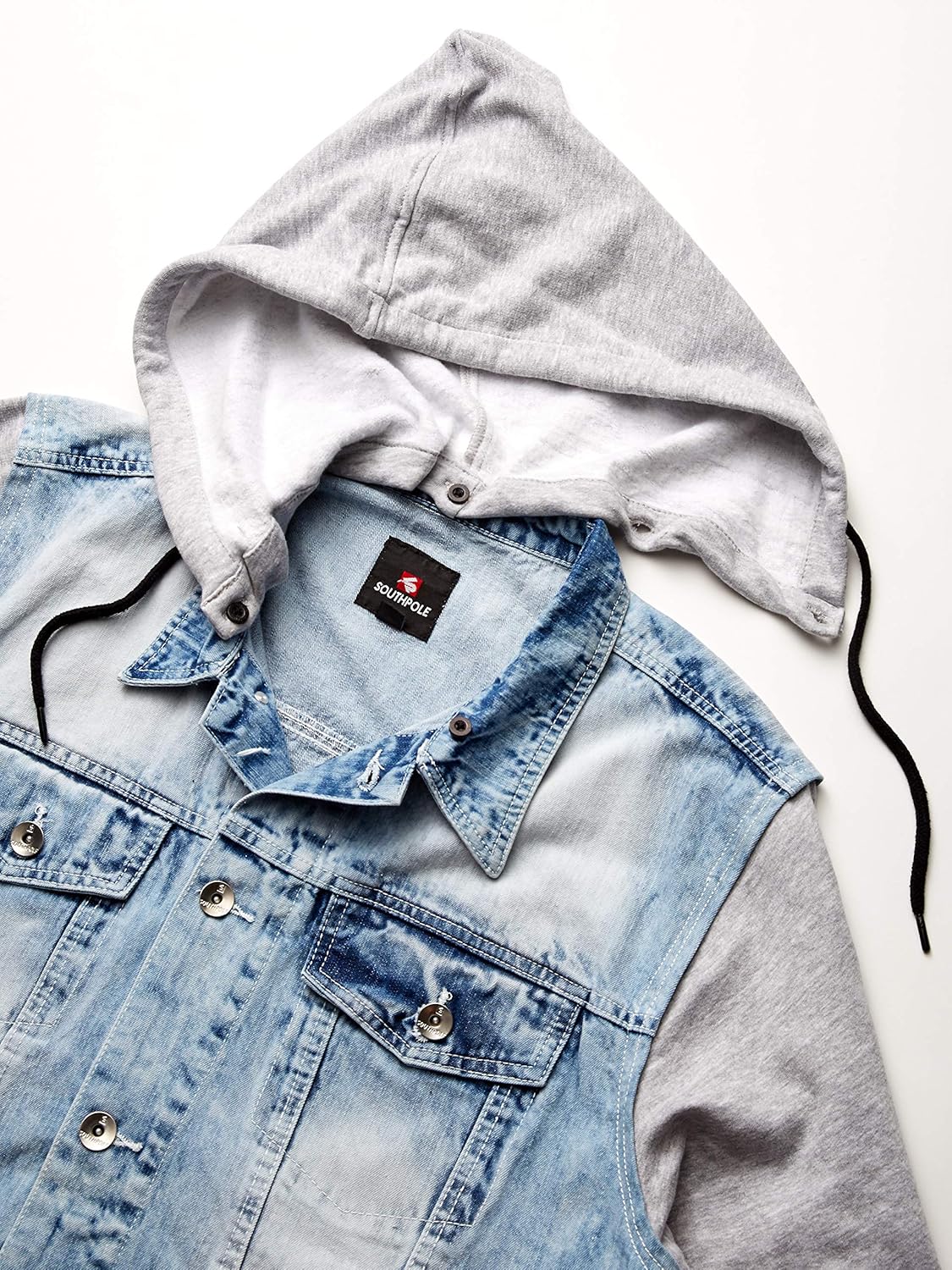 Southpole Men's Big and Tall Fashion Denim Jacket: Clothing