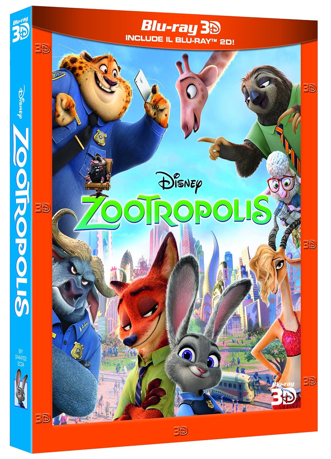Amazon Com Zootropolis Zootopia 3d 2d Blu Ray Movies Tv