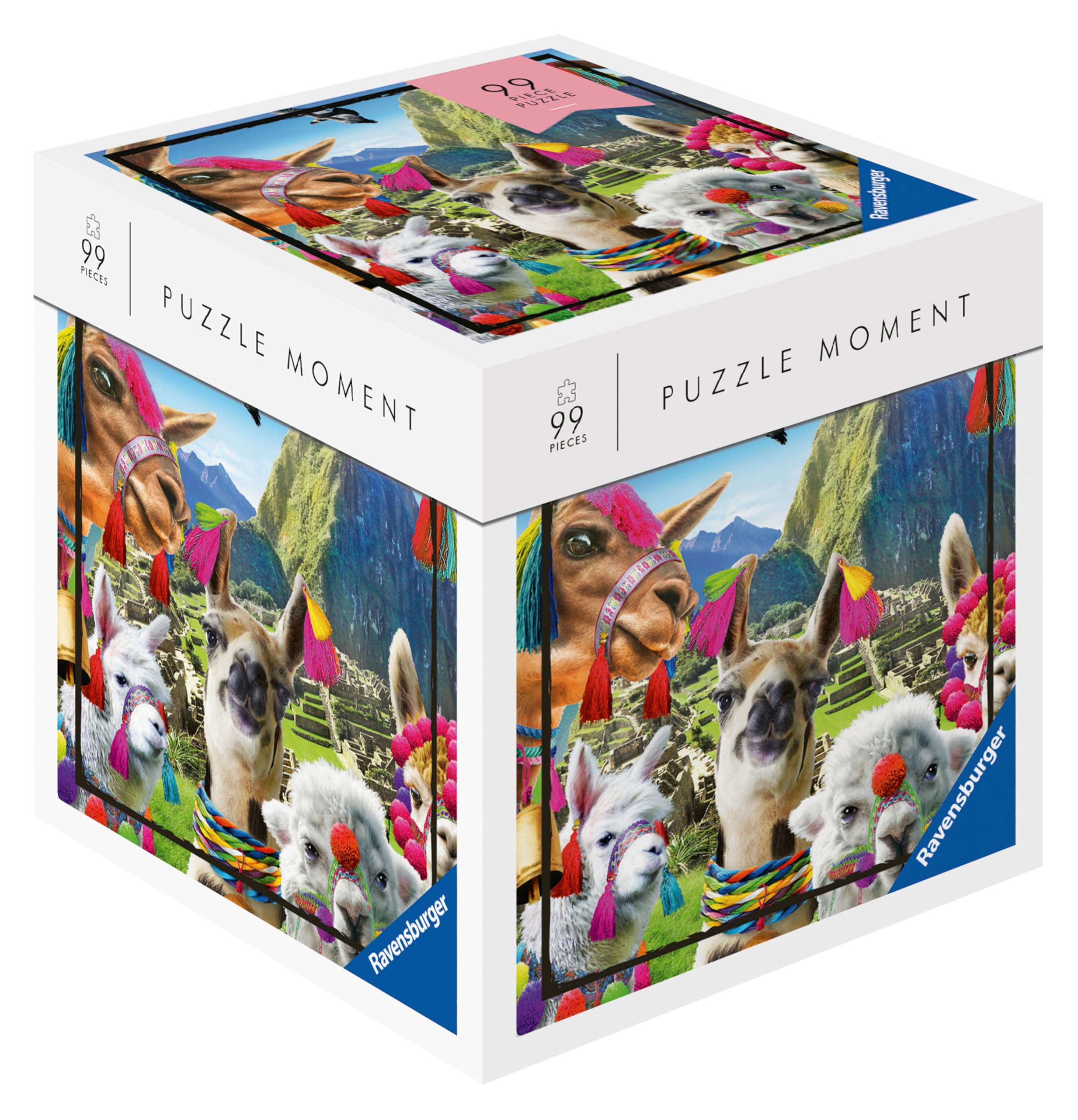 Ravensburger Llamas Puzzle Moments 99 Piece Jigsaw Puzzle for Adults & Kids Age 14 Years Up