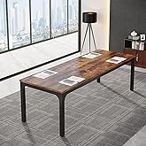 Tribesigns 6.5FT Conference Table, 78.7-Inch Rectangle Meeting Seminar Table, Large Business Tables for 6-8 People (Only Table)