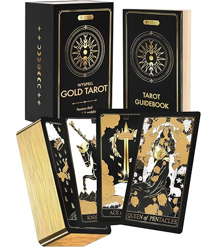 【正規品】上品＆希少✨純白×金箔押しプレミアム仕様ホワイトゴールドタロットカード Amazon.com: White Gold Tarot Deck with Guidebook – Luxury 78-Card
