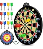 12 Freccette E Bersaglio Professionale | Ottimo Gioco Al Coperto Per Bambini E Adulti | Ideale Per Feste E Tornei