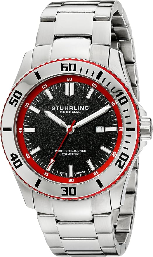 Stuhrling Original Men's 714.04 Aquadiver Regatta Bermuda