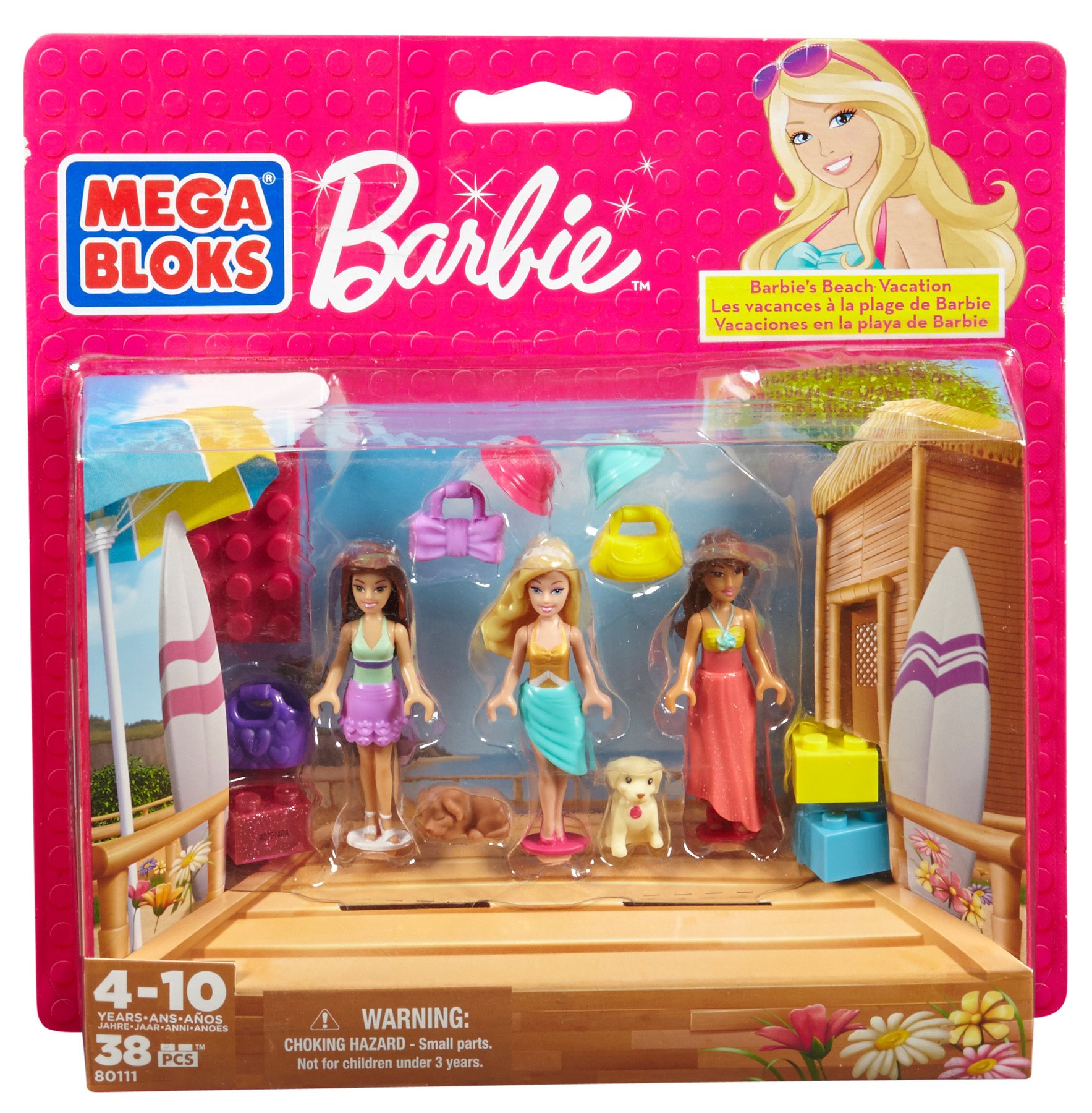 Mega Bloks Barbie Beach Vacation (Multi-Pack)