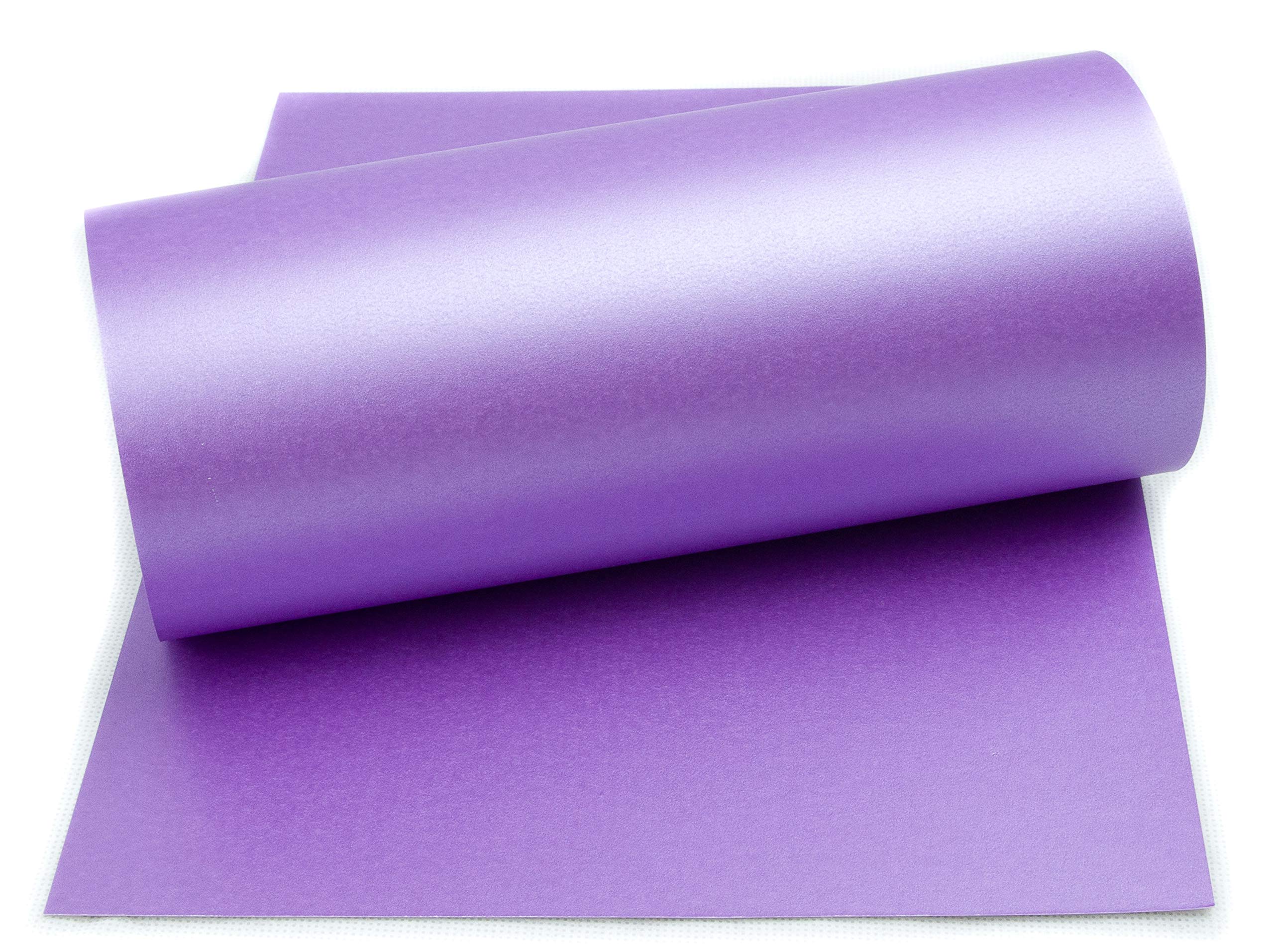 Mufira Pearlescent 300gsm Double Sided A4 Card 10 Pack Perfect for Art & Crafts & Card Making (Purple Periwinkle)