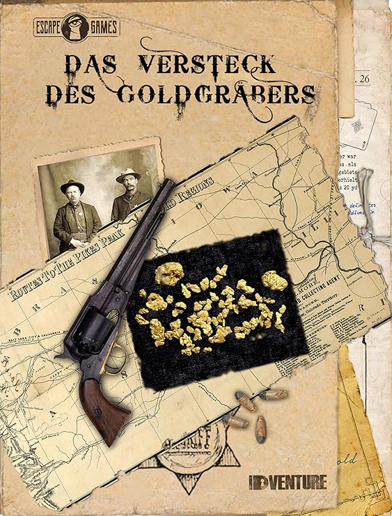 iDventure Das Versteck des Goldgräbers - Das Live-Escape-Spiel für zu Hause