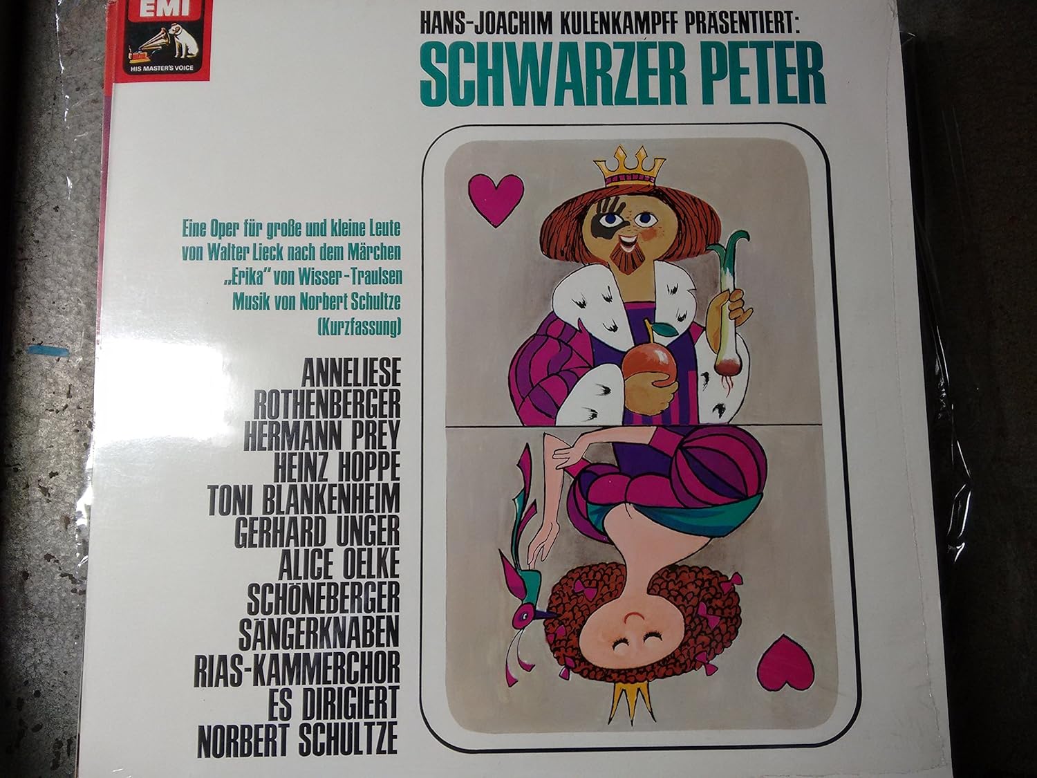 SCHULTZE, Norbert: Schwarzer Peter (Eine oper fur grobe und kleine ...