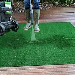 Rugshop Artificial Turf Solid Grass for