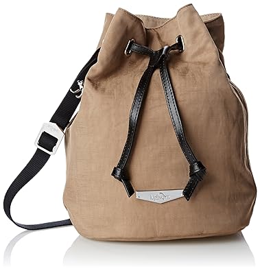 Kipling Womens Shoulder Bag (Beige and Black)