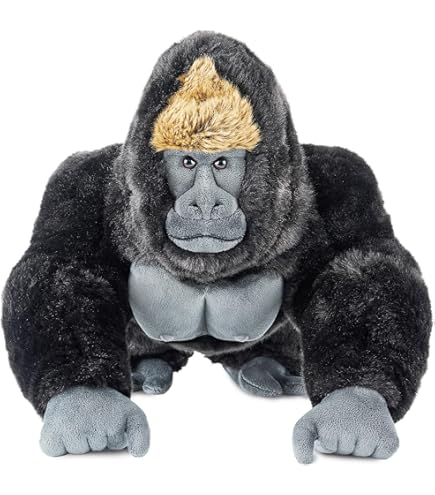 ゴッコ堂 TWIN GORILLA SOFVI TRUNK SHOW!2025 Amazon.com: Wild Republic Artist Collection Eco Gorilla