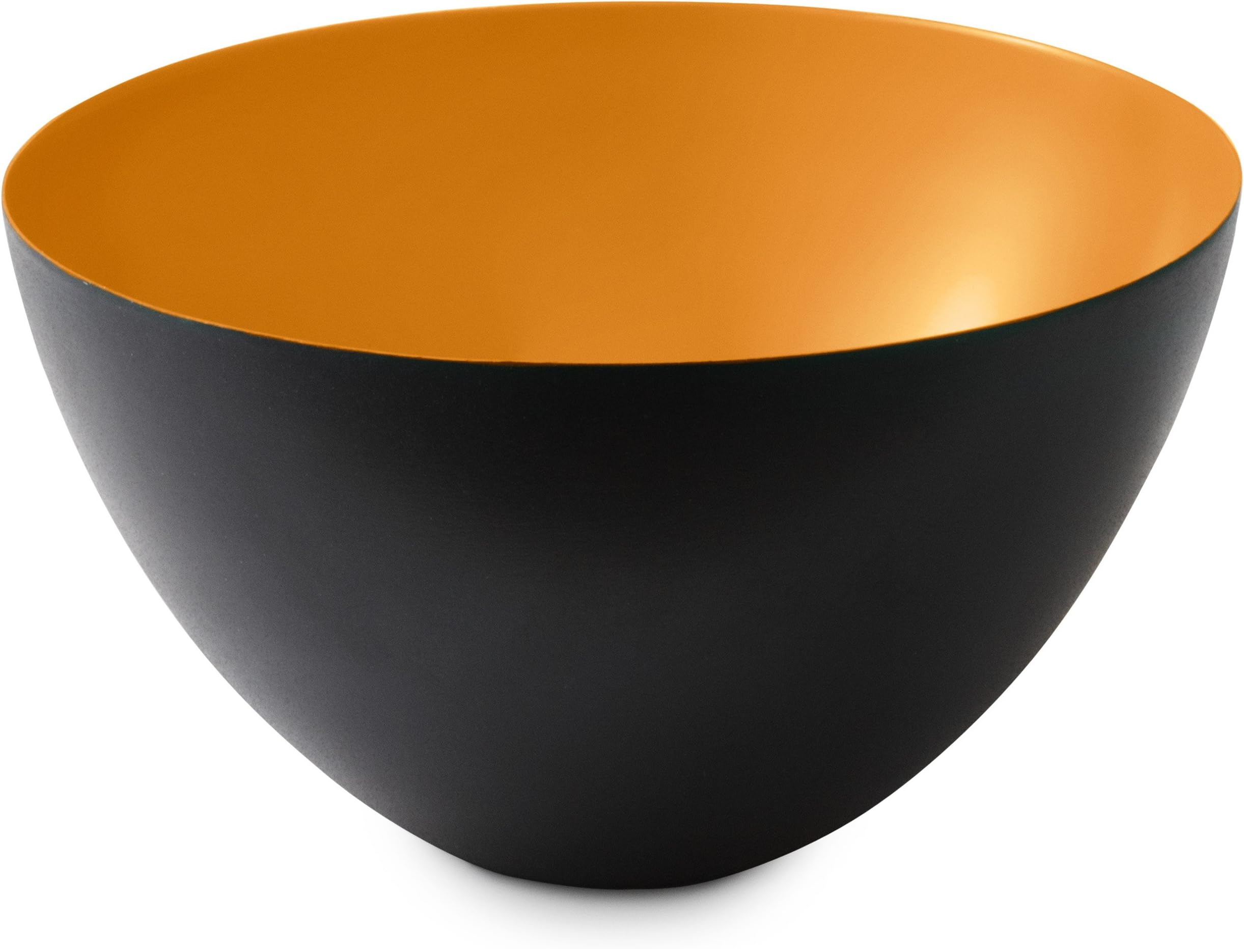Krenit Steel Bowl, 25cm Diameter, Orange