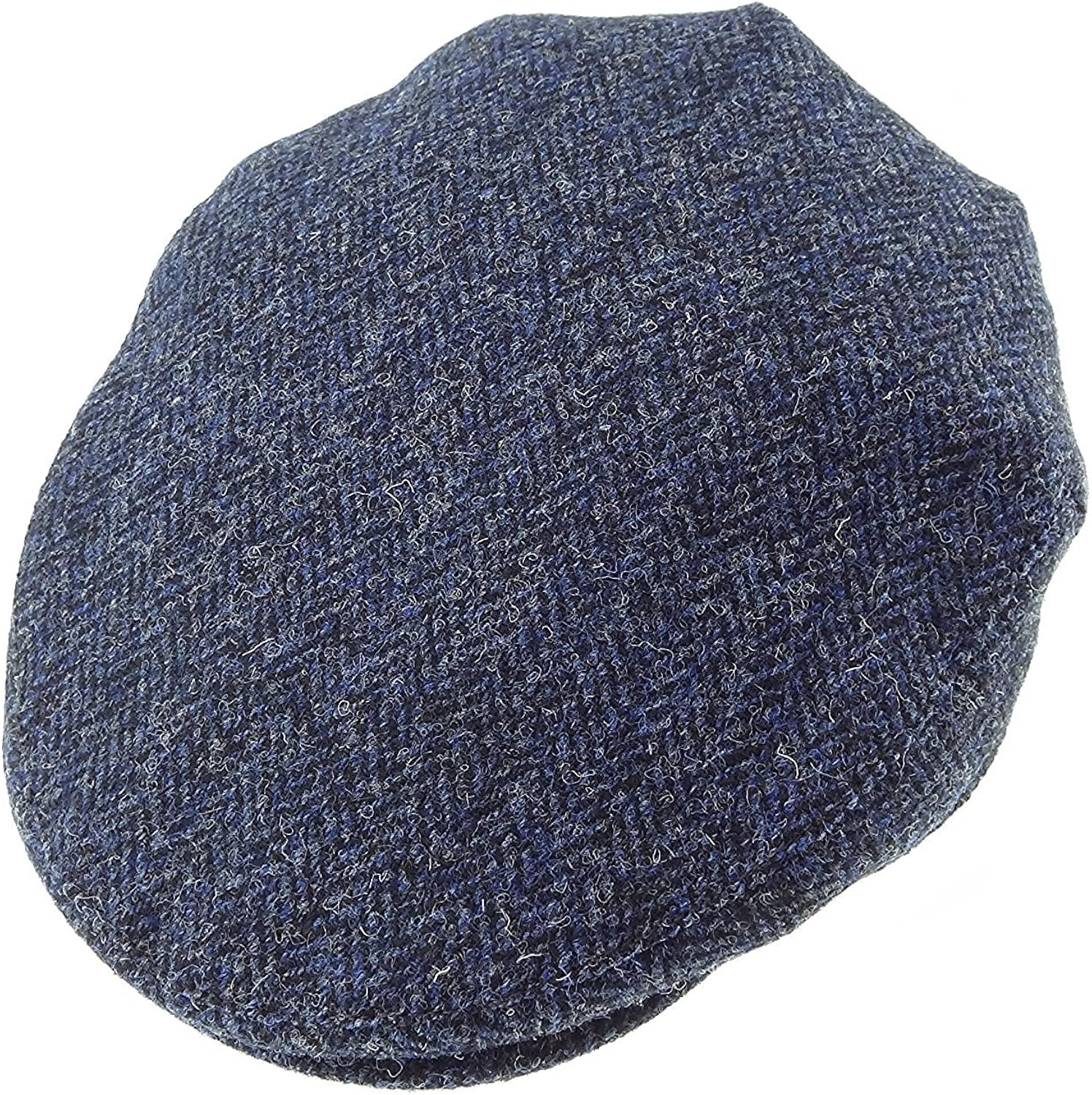 navy tweed flat cap