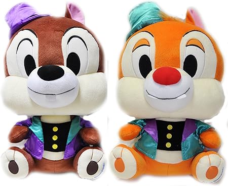 Amazon ディズニー ジャングルカーニバル ディズニー ハロウィーン17 チップ デール ぬいぐるみペア お土産袋と簡易ラッピング付き 東京ディズニーランド限定 ぬいぐるみ おもちゃ