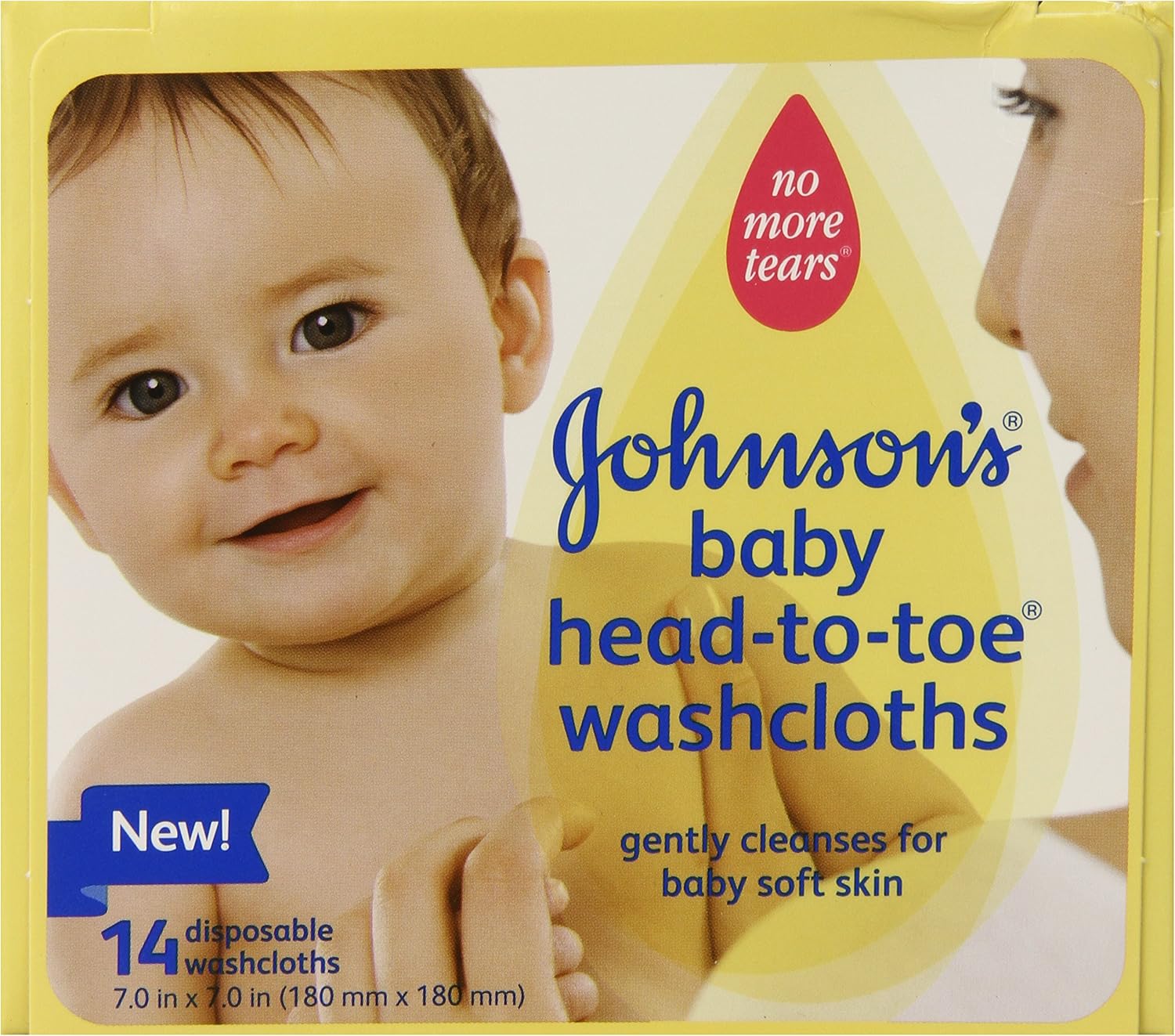 johnson's baby head to toe washcloths