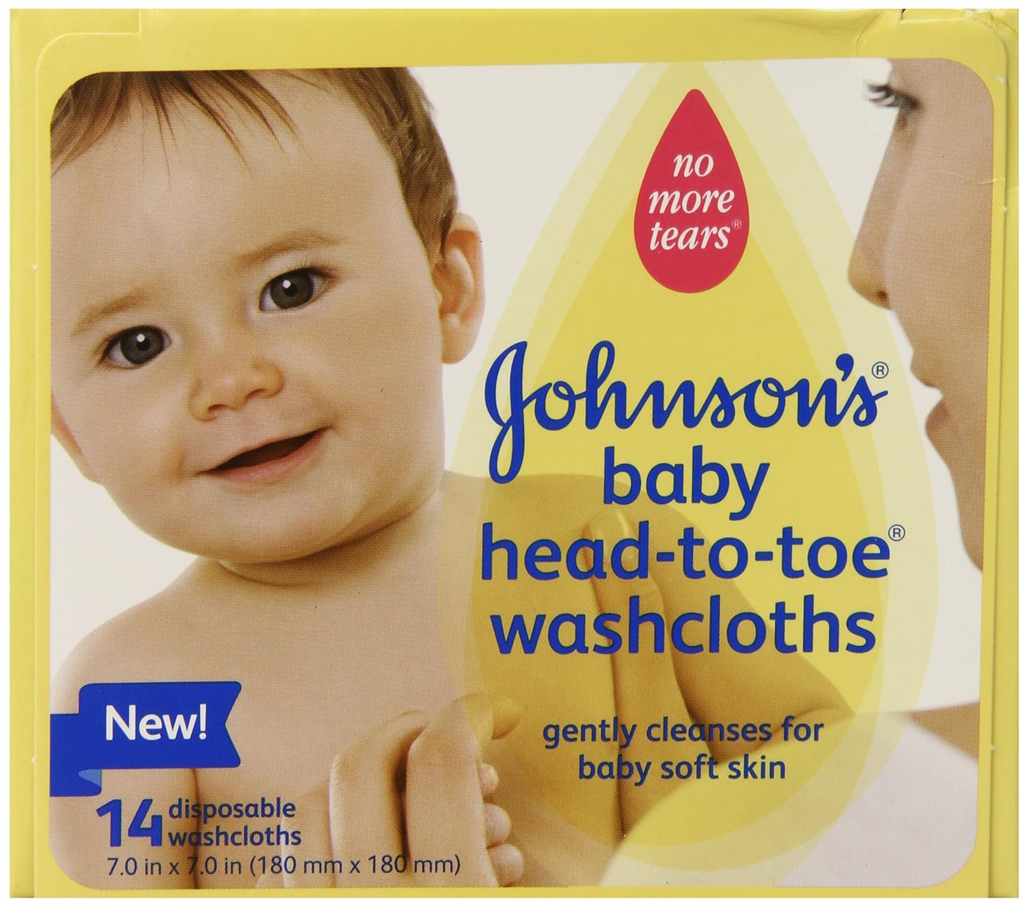 Johnson's Baby HeadtoToe Disposable Washcloths, 14 Count Amazon.co