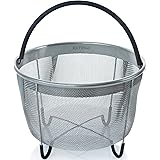 Top Rated Hatrigo Steamer Basket for Pressure Cooker Accessories 6qt [3qt 8qt avail] Compatible with Instant Pot Accessories 