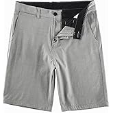 AIRDYNAM Men's Hybrid Golf Dress Shorts Lightweight Quick Dry Casual with Flat Front 9-Inch Inseam and 4 Pockets
