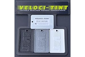 VELOCI-TINT VelociTint Bedliner Pigment Concentrate 2oz Pouch for 2K Urethane Tintable Bed Liner 200+ Colors Available (Silver Metallic)
