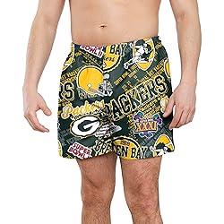 FOCO Green Bay Packers NFL Mens Logo Rush Swimming