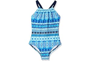 Kanu Surf Girls Jasmine Beach Sport Halter One Piece Swimsuit