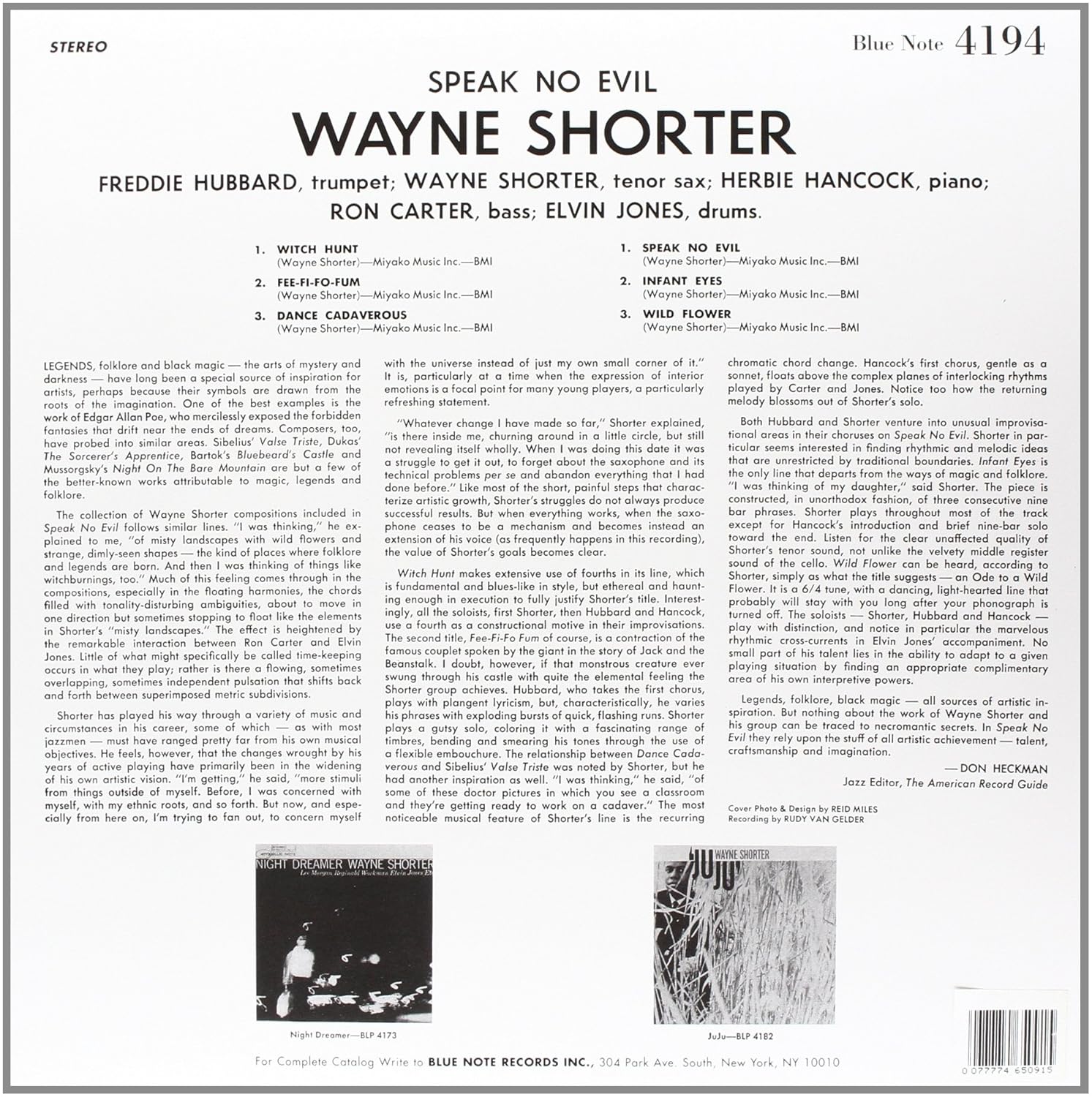 Speak No Evil Vinyl Lp Amazon De Musik Jazz saxophone hard bop fusion. amazon de