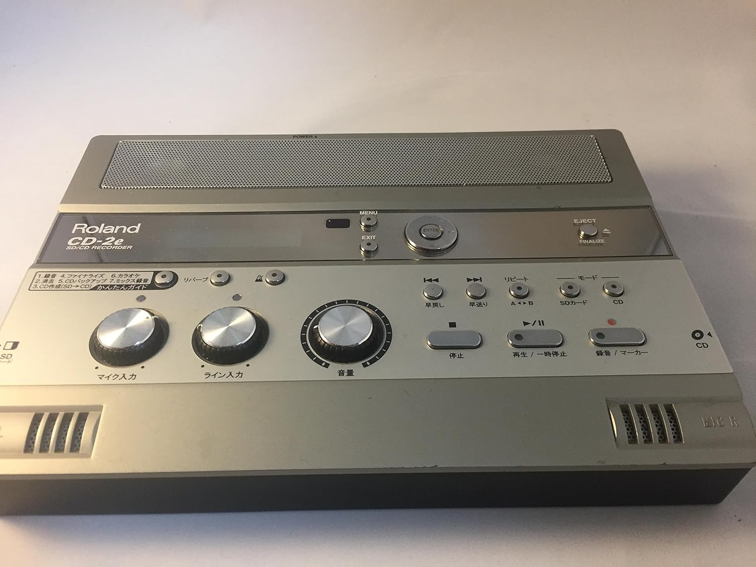 Amazon Roland SD/CD Recorder CD2E ポータブルレコーダー 楽器