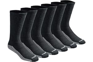 Dickies Men's 6 Pack Dri-tech Comfort Crew Socks - Big & Tallcasual-socks