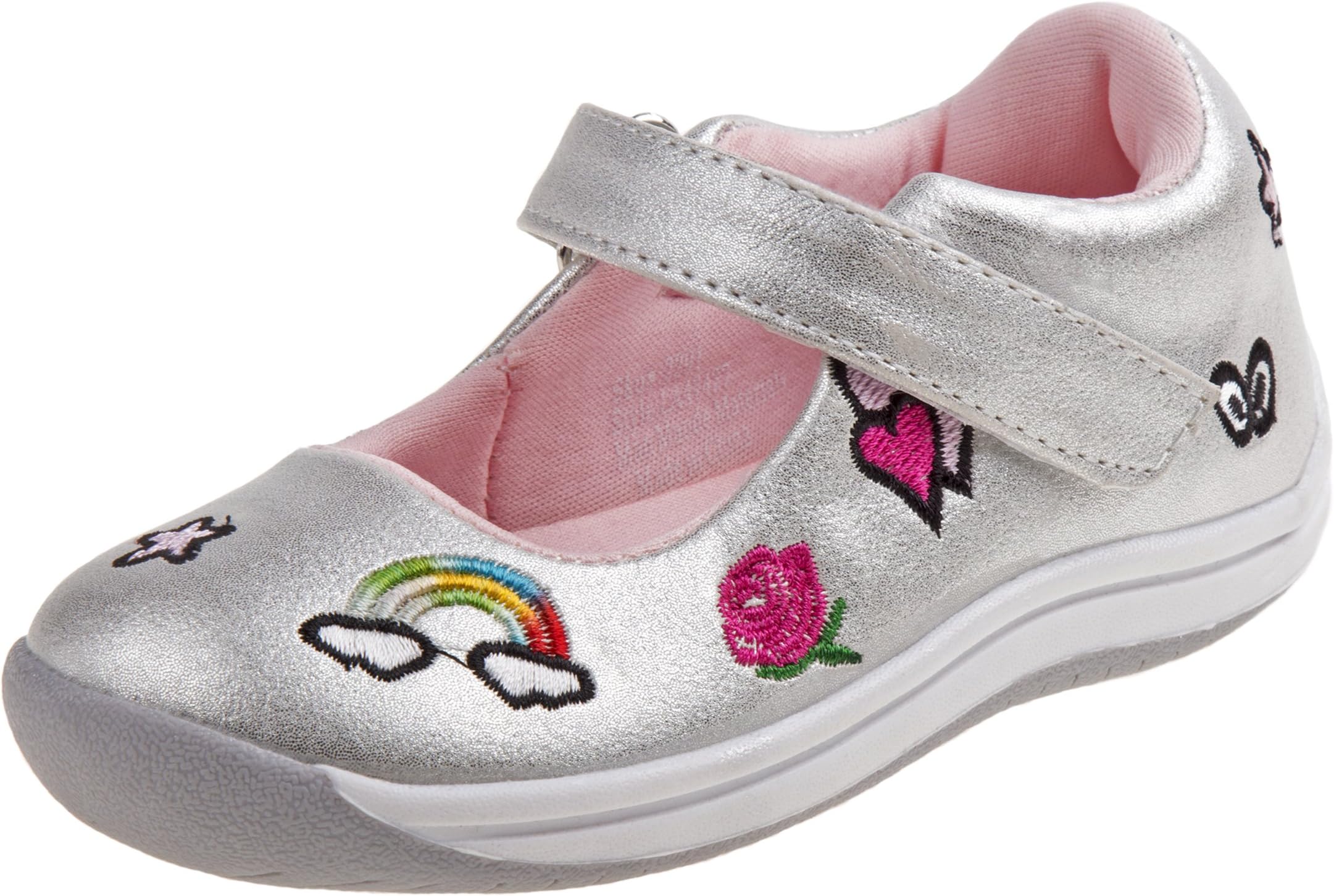 Laura Ashley Girls Metallic Mary Jane Shoes (Toddler)