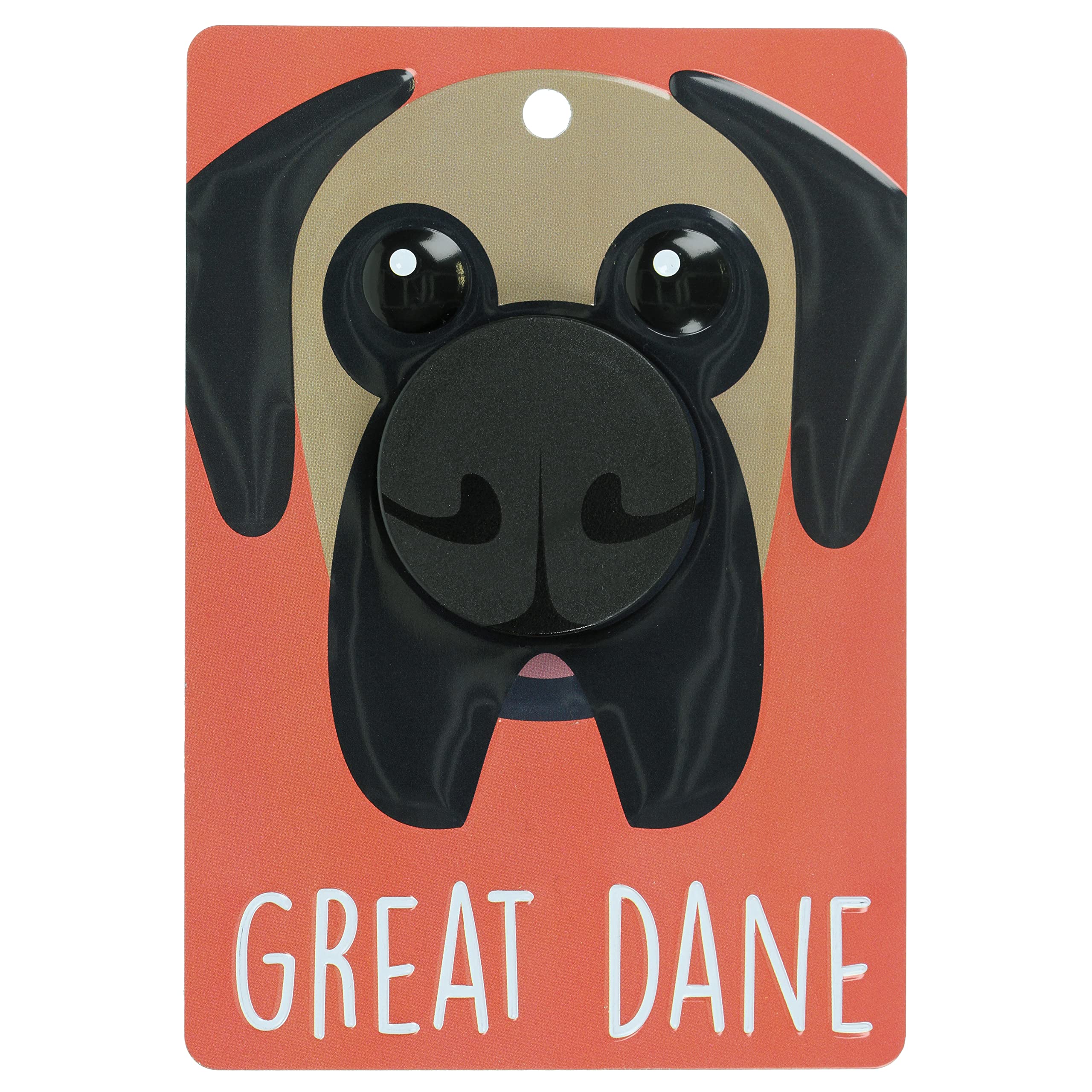 Pooch Pals Great Dane Dog Lead Holder Wall Mounted Plaque Pop-Out Hook Hanger