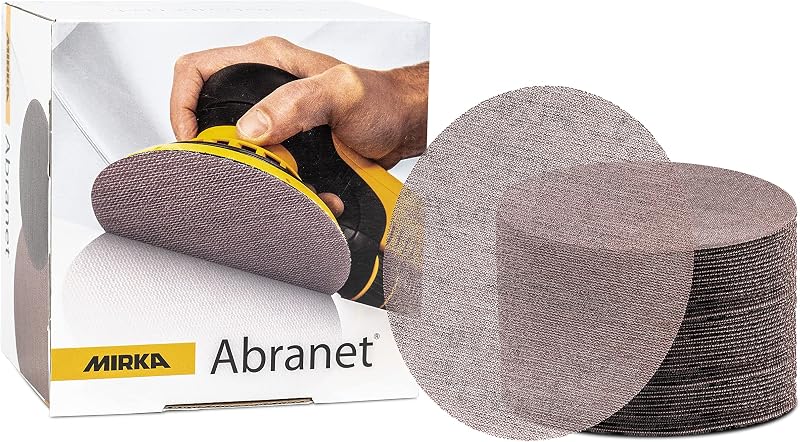 Mirka Abranet Ø125mm P600 50 pcs Hook & Loop Sanding Discs