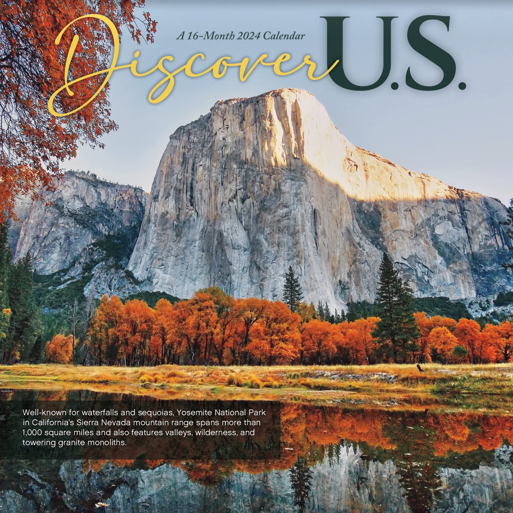Photo 1 of 2024 Discover U.S. Wall Calendar