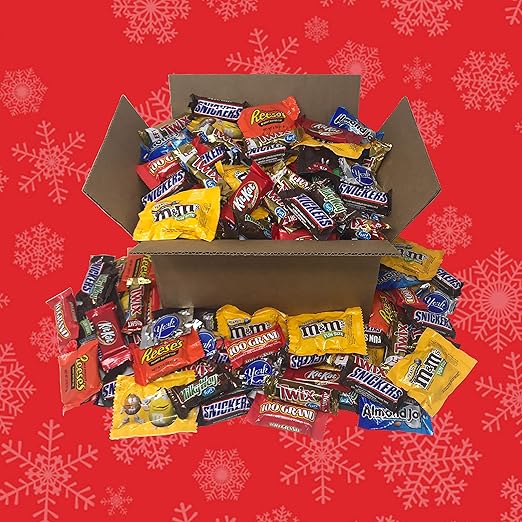 Bulk Holiday Candy Variety Pack, 4lbs Assorted Chocolate