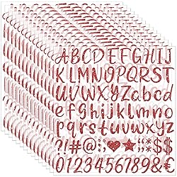 1215 PCS Letter Stickers Glitter Alphabet Stickers