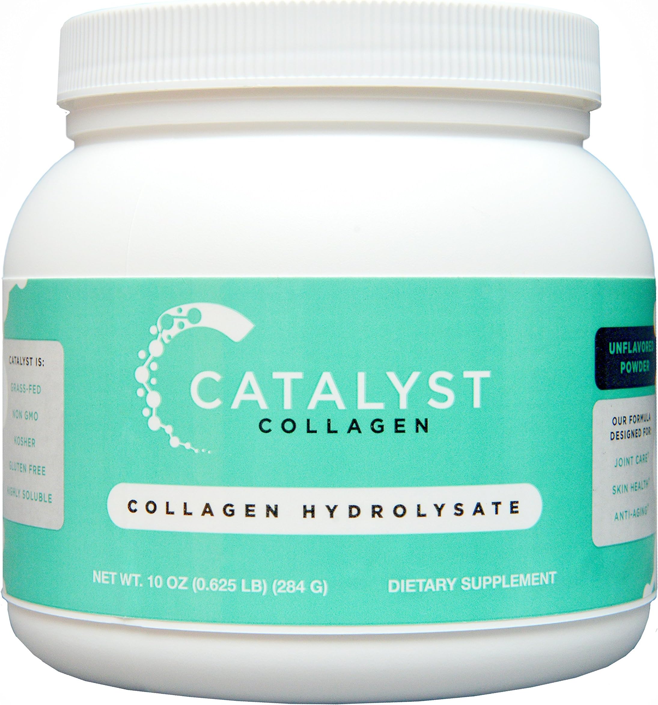 Catalyst Collagen Hydrolysate, Pasture Raised, Grass Fed Collagen Peptides, Non GMO, 10 oz