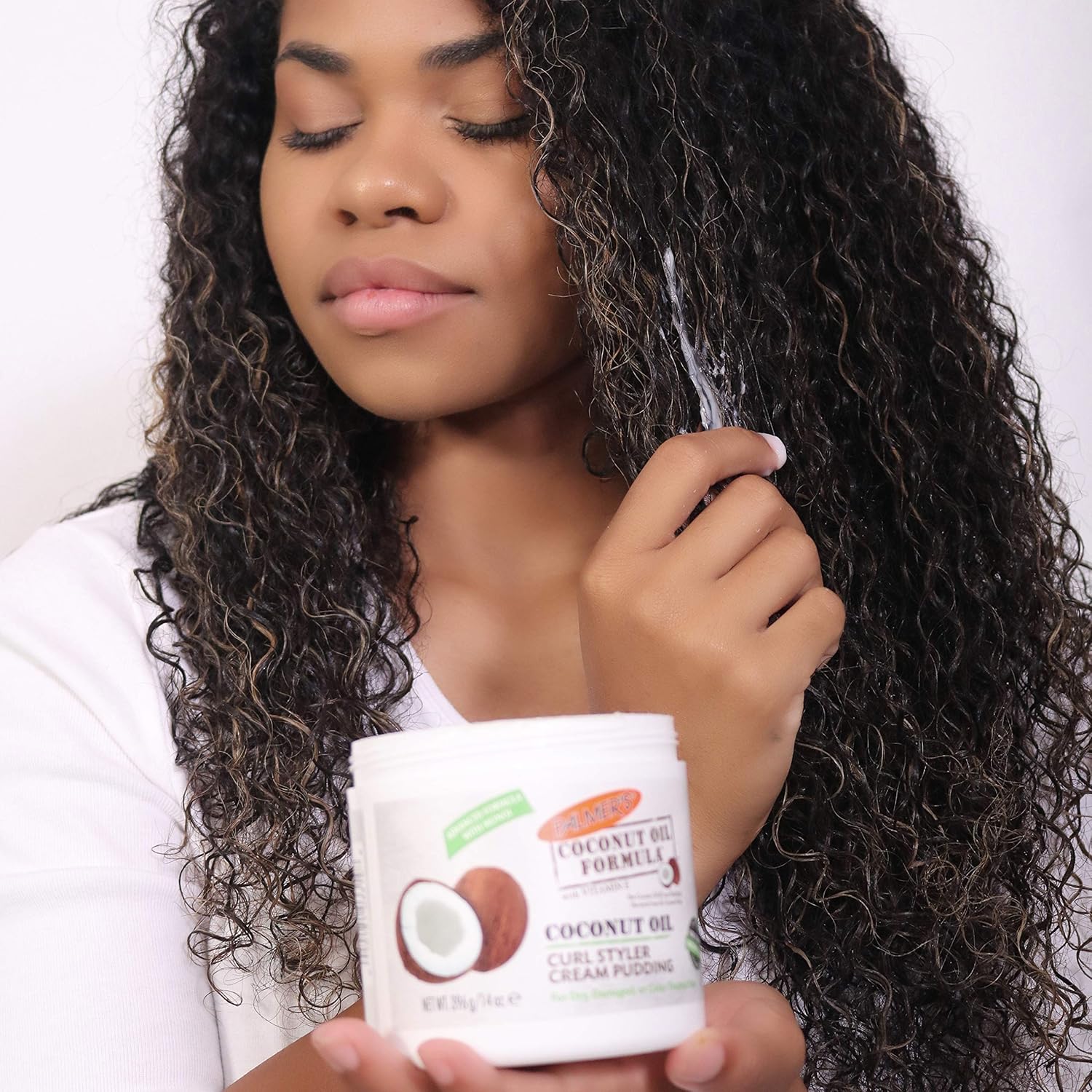 Palmer S Coconut Oil Formula Curl Extend Pudding 396g Amazon De Beauty