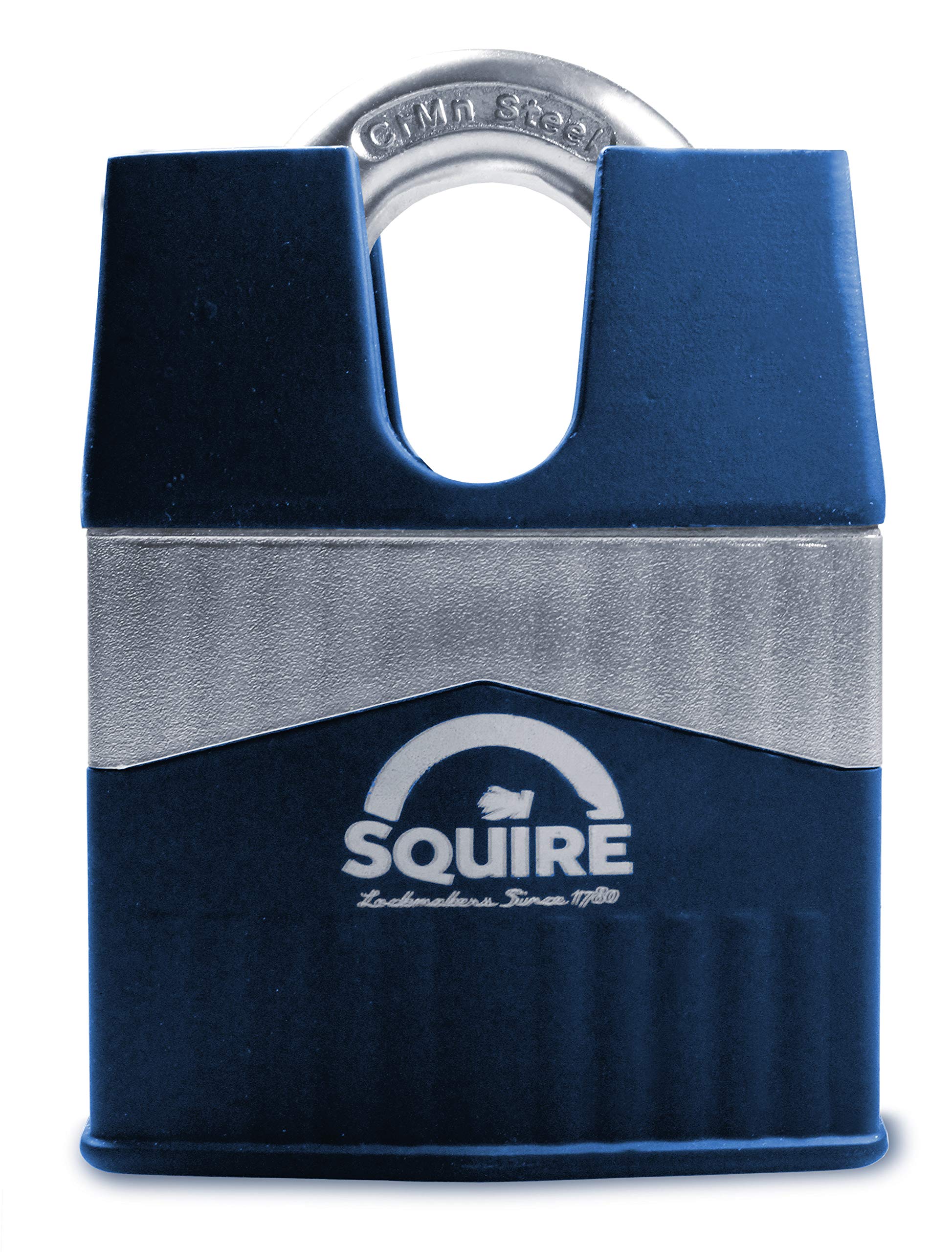 Henry Squire Warrior High-Security Closed Shackle 5 Pin Cylinder Padlock, 65 mm (Length) x 34 mm ((Width))
