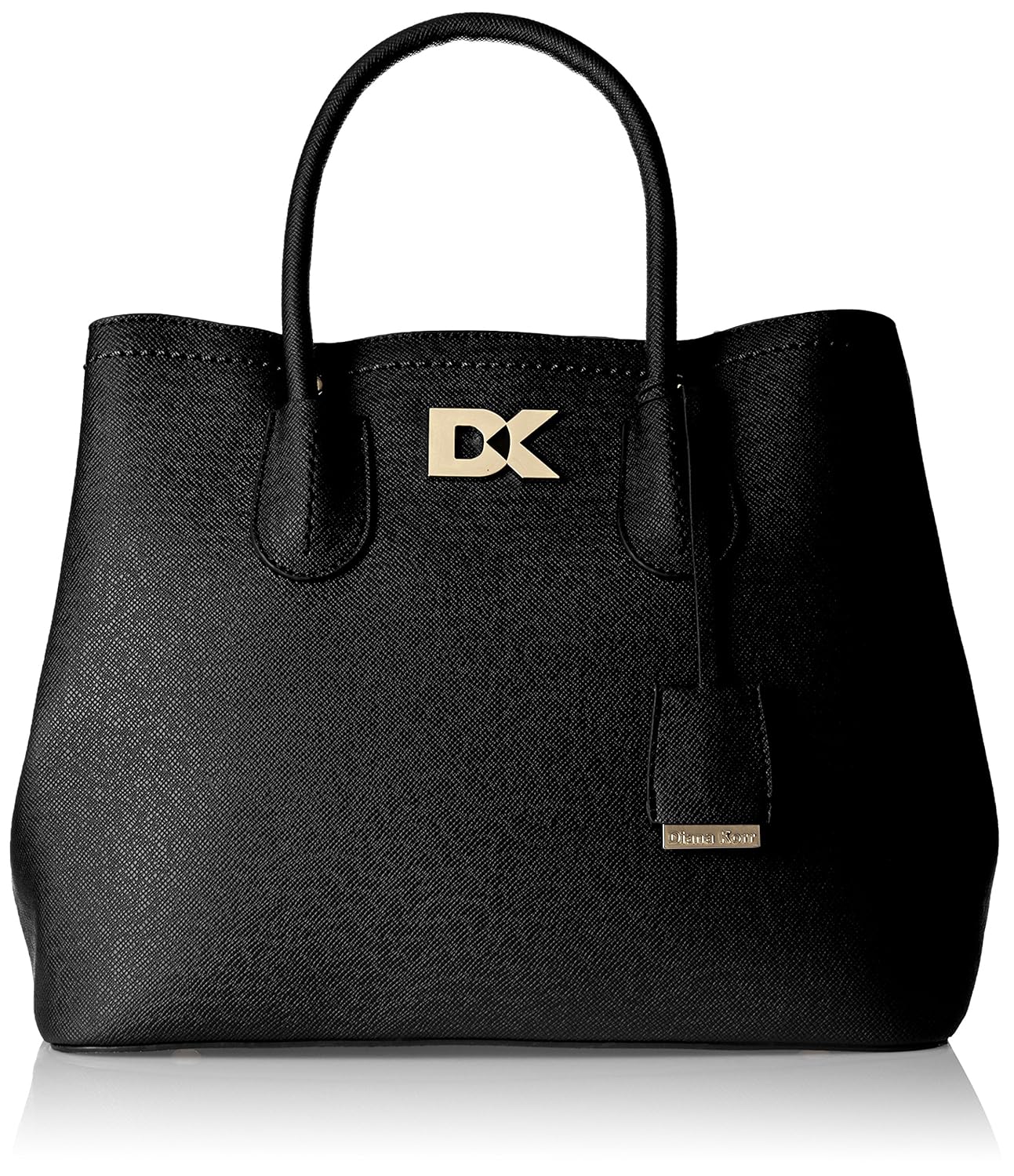 diana korr women's handbag (black) (dk08hblk)
