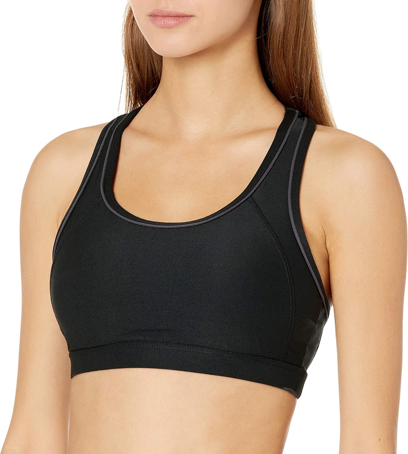 Jockey Women's High Impact Piped Racerback Sport Bra at Amazon Women’s