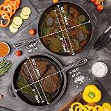 nuovva Pre Seasoned Cast Iron Dutch Oven 2in1 Combo Cooker 3.2 Qt 10.25" Skillet view 2