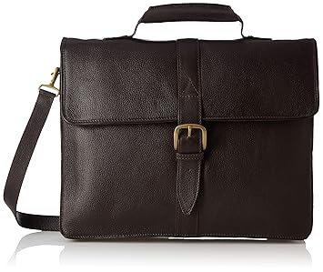 Hidesign Leather 39 cms Black Messenger Bag (EE Bennett 1)