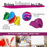 Crafts 4 ALL 24 Acrylic Paint Set - Non-Toxic, Vibrant Pigments view 2