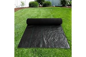 Potlimepan Heavy Duty Weed Mat, 5oz Weed Barrier Landscape, Thick Ground Cover Fabric for Garden,Playground,Lawn (4ft x 100ft
