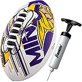 Franklin Sports NFL Team Mini Footballs - Youth 8.5" Official NFL Licensed Football + Air Pump Set
