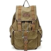GOOTIUM 21101AMG Specially High Density Thick Canvas Backpack Rucksack, Field Tan, Large