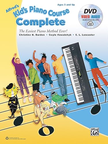 Download Alfred's Kid's Piano Course Complete: The Easiest Piano Method Ever!, Book, Dvd & Online Audio & Video PDF