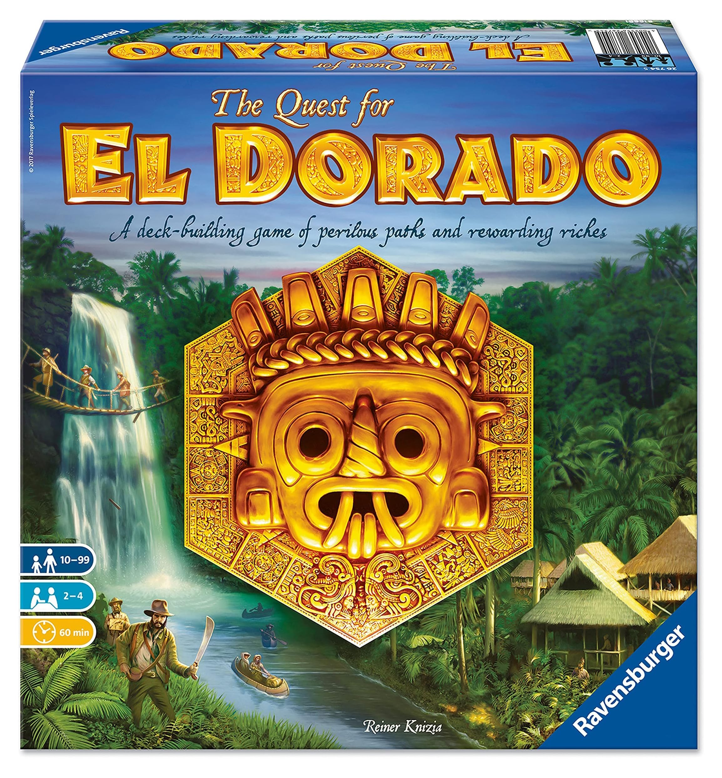 Ravensburger El Dorado Strategy Board Game for Adults & Kids Age 10 Years Up -Playable as Standalone or Expansion